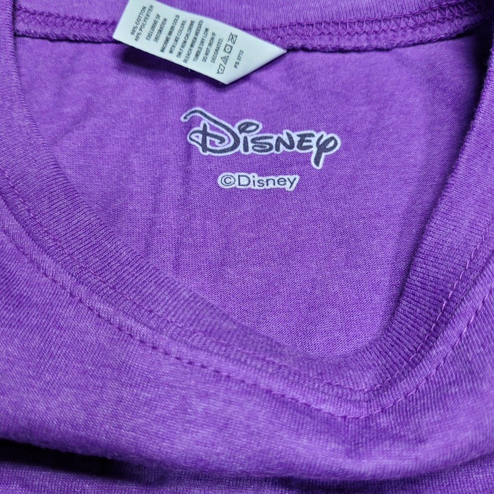 Disney Marie Cat Because Im a Lady Purple T Shirt Girls Size L - Picture 3 of 4